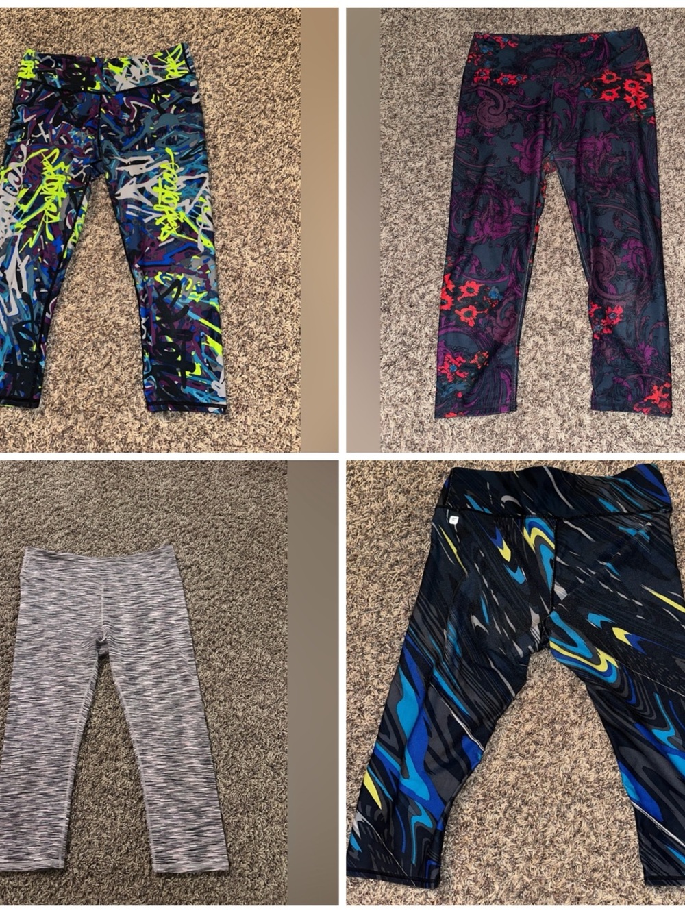 Fabletics crop lot of 4